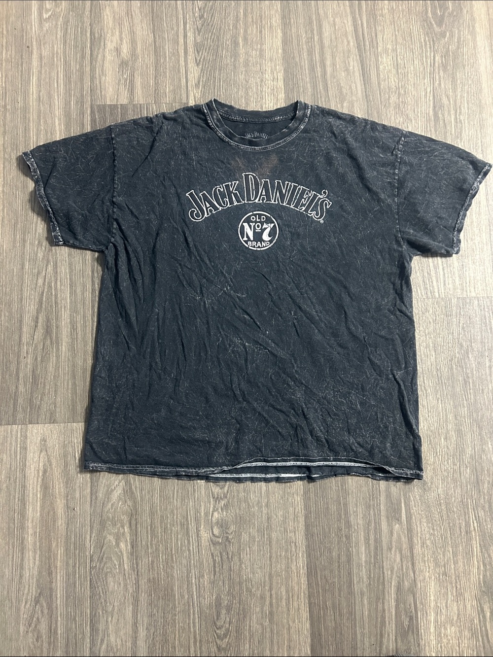 Jack Daniels Black Short-Sleeve Logo Tee